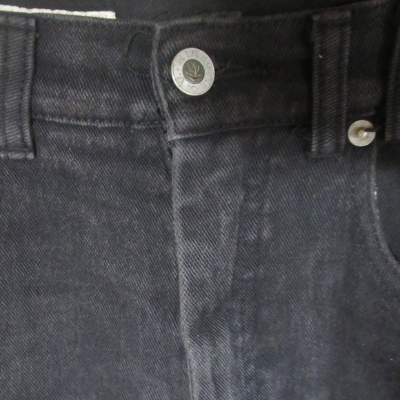 Vintage Retro I.O.U Black Denim Jean Jacket (Sz, S) and Jean (Sz. 5) Set - Picture 13 of 16